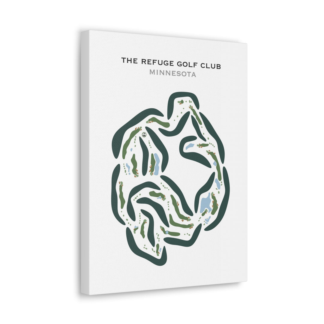 Refuge Golf Course, Minnesota - Printed Golf Courses