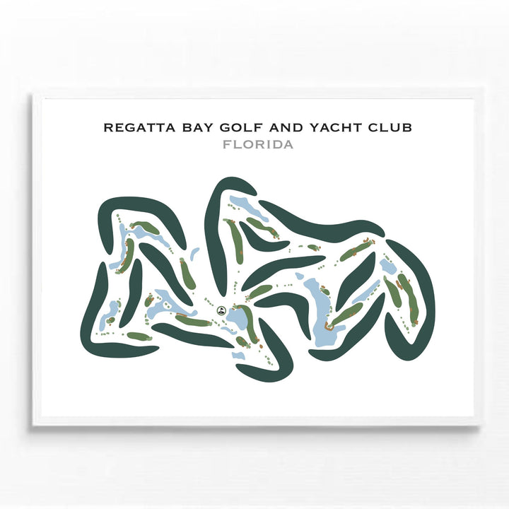 Regatta Bay Golf & Yacht Club, Florida - Printed Golf Courses