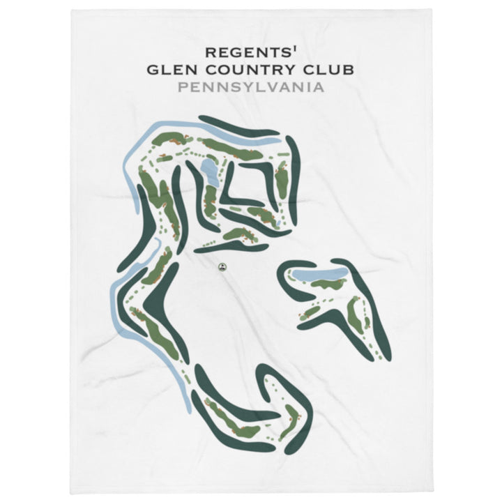 Regents' Glen Country Club, Pennsylvania - Printed Golf Course