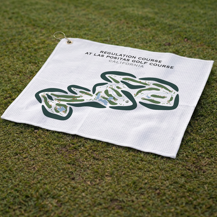Regulation Course at Las Positas Golf Course, California - Printed Golf Courses