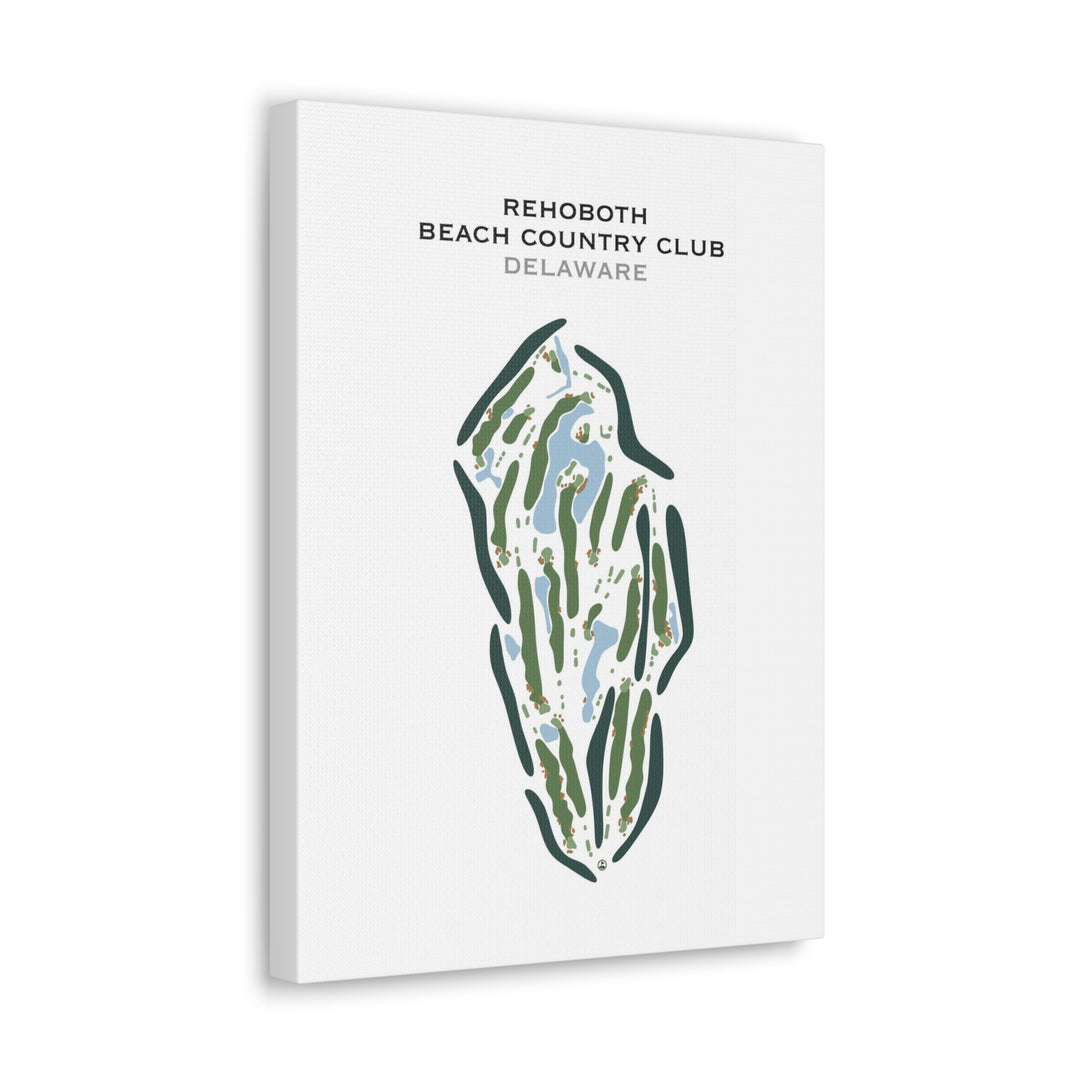 Rehoboth Beach Country Club, Delaware - Printed Golf Course
