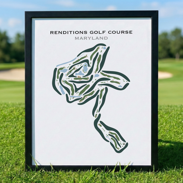 Renditions Golf Course, Maryland - Printed Golf Courses