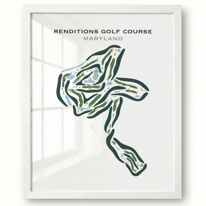 Renditions Golf Course, Maryland - Printed Golf Courses
