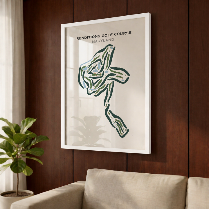 Renditions Golf Course, Maryland - Printed Golf Courses