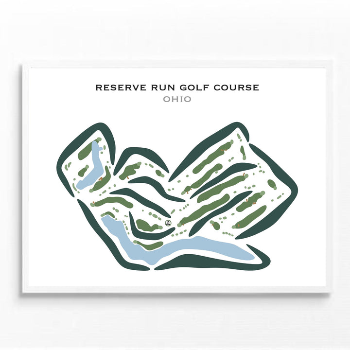 Reserve Run Golf Course, Ohio - Printed Golf Courses