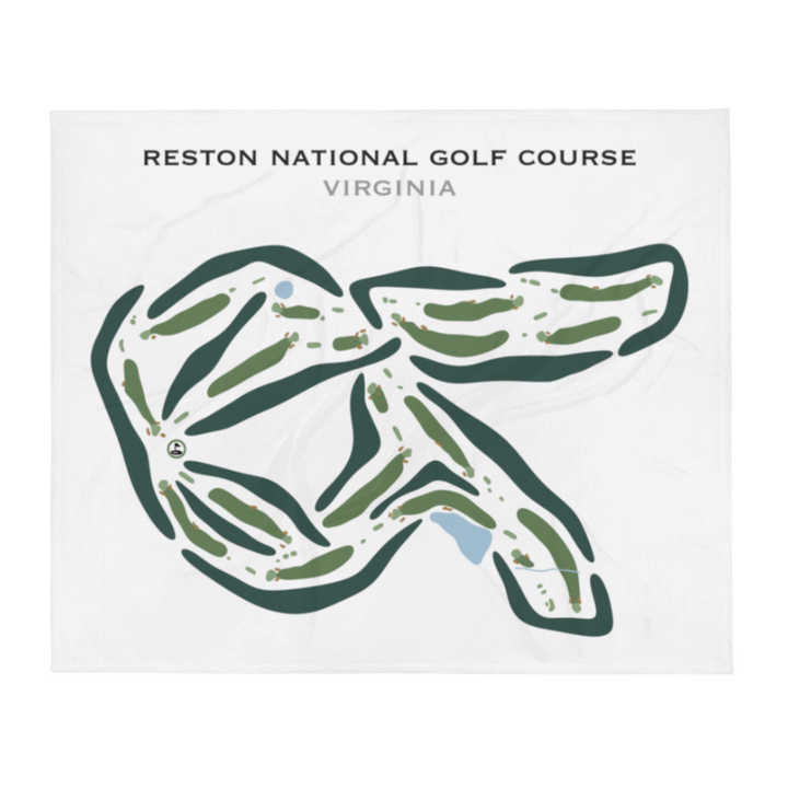 Reston National Golf Course, Virginia - Printed Golf Courses