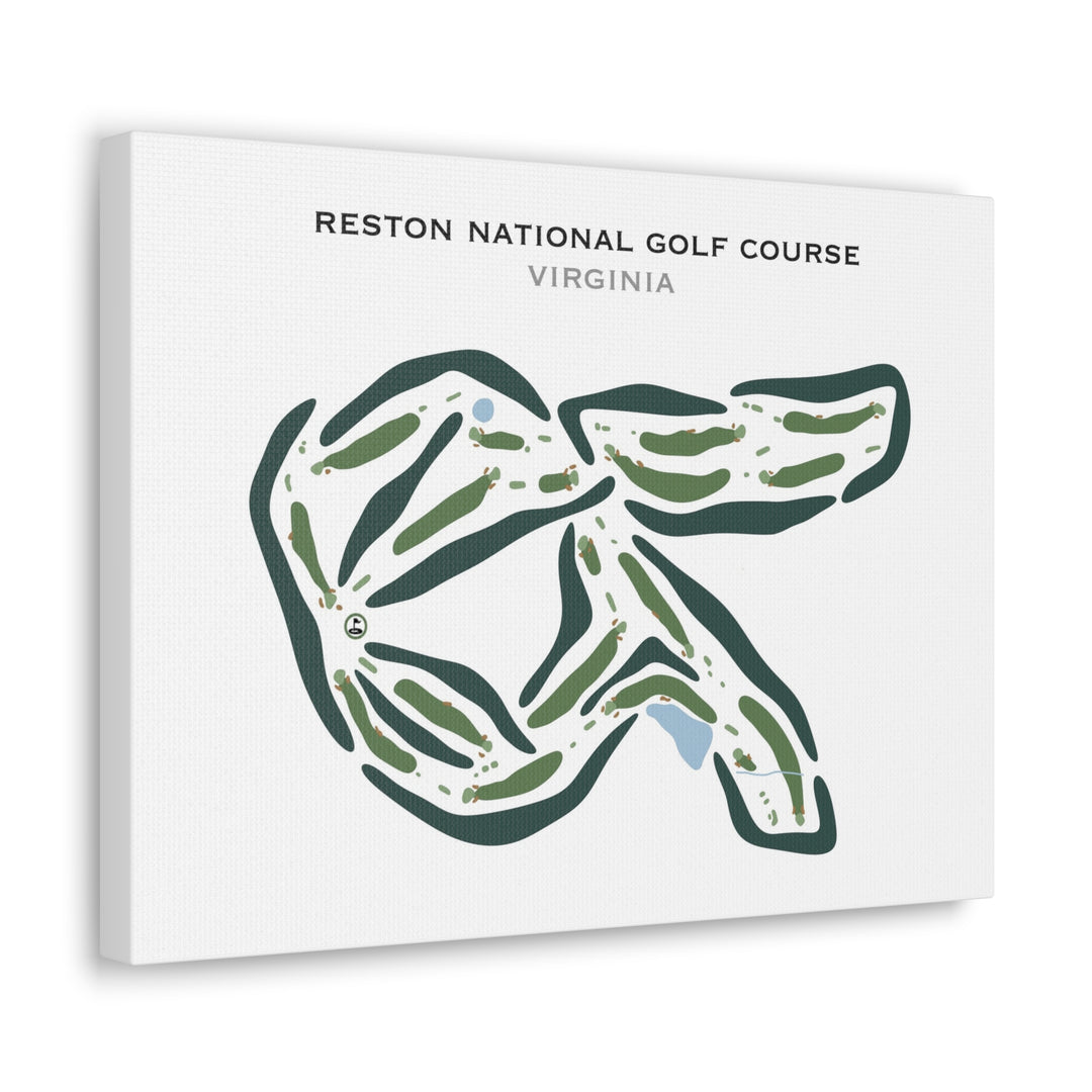 Reston National Golf Course, Virginia - Printed Golf Courses