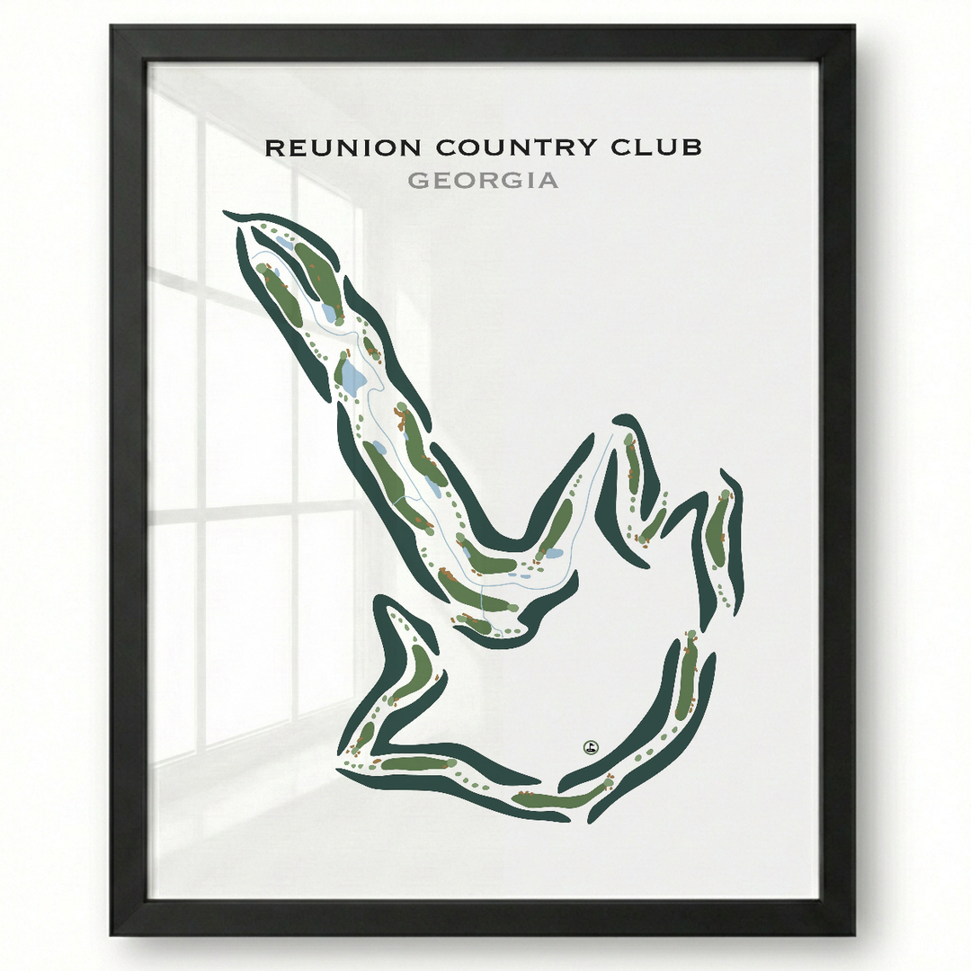 Reunion Country Club, Georgia - Printed Golf Courses