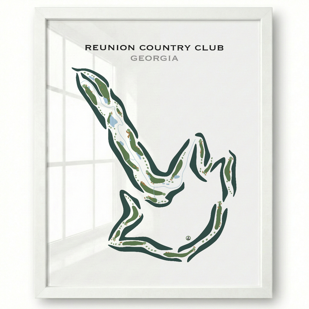Reunion Country Club, Georgia - Printed Golf Courses