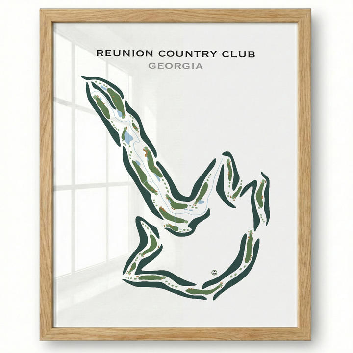 Reunion Country Club, Georgia - Printed Golf Courses