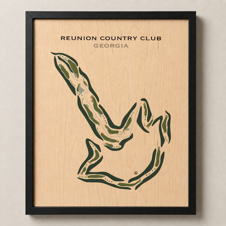 Reunion Country Club, Georgia - Printed Golf Courses