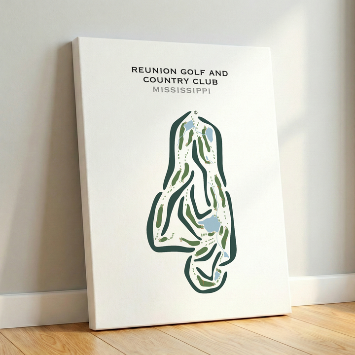 Reunion Golf & Country Club, Mississippi - Printed Golf Courses