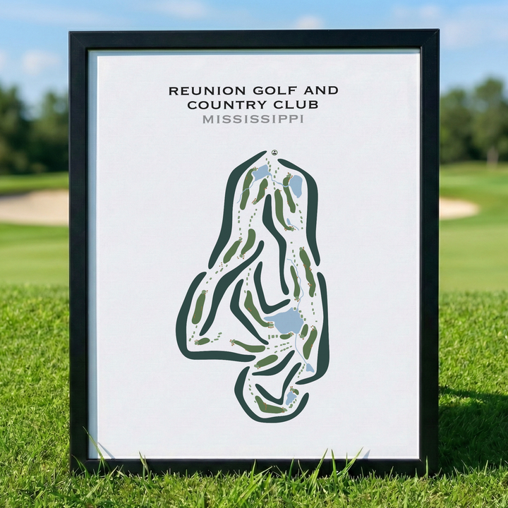 Reunion Golf & Country Club, Mississippi - Printed Golf Courses