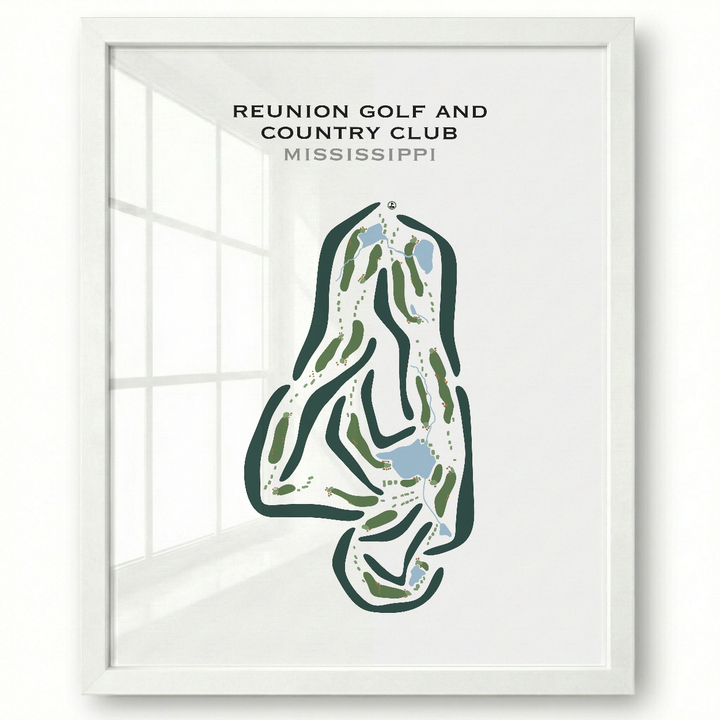 Reunion Golf & Country Club, Mississippi - Printed Golf Courses