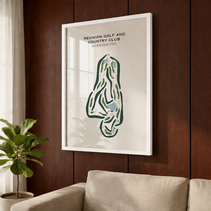 Reunion Golf & Country Club, Mississippi - Printed Golf Courses