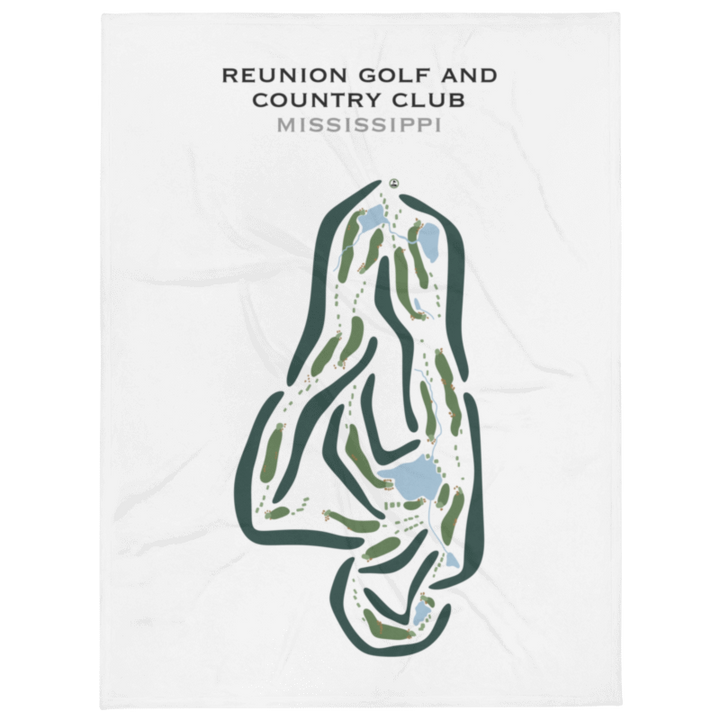 Reunion Golf & Country Club, Mississippi - Printed Golf Courses