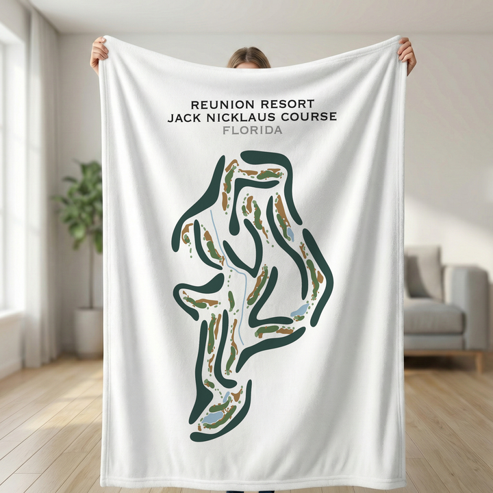 Reunion Resort Jack Nicklaus Course, Florida - Printed Golf Courses