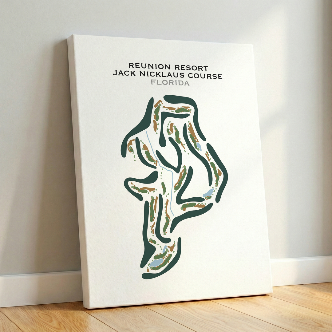 Reunion Resort Jack Nicklaus Course, Florida - Printed Golf Courses