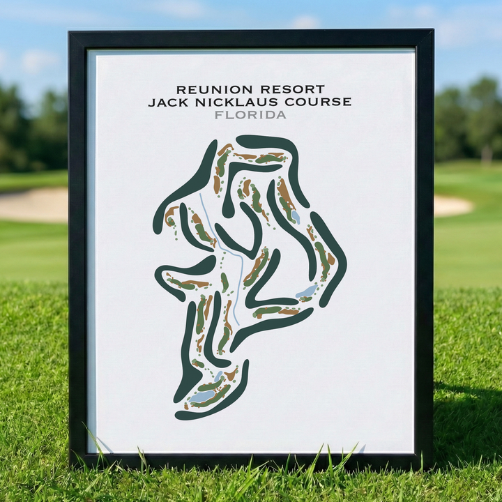 Reunion Resort Jack Nicklaus Course, Florida - Printed Golf Courses