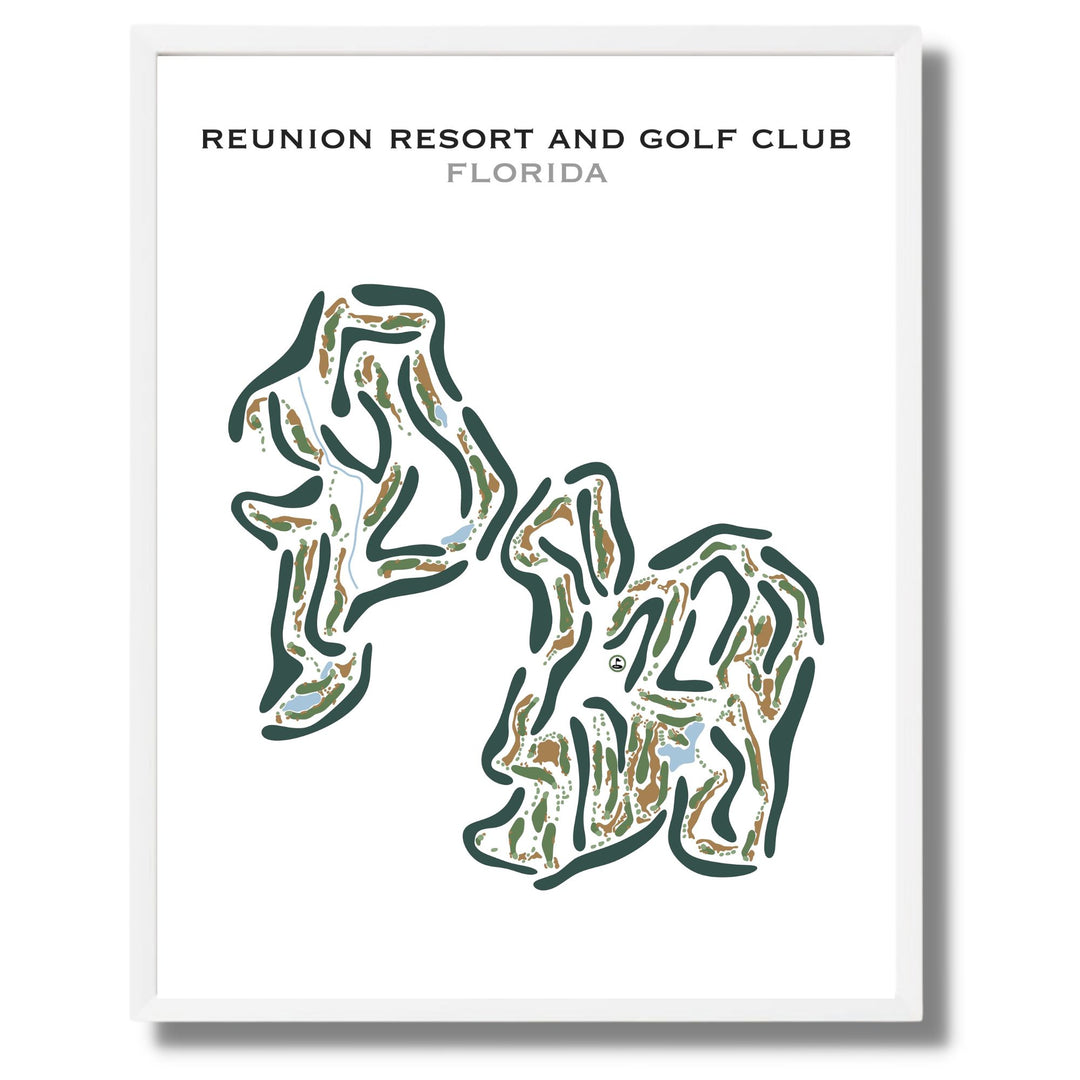 Reunion Resort & Golf Club, Florida - Printed Golf Course