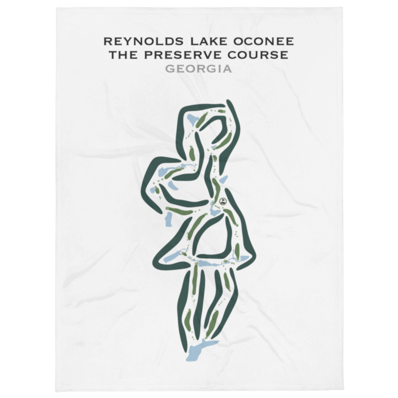 Reynolds Lake Oconee - The Preserve Course, Georgia - Printed Golf Courses