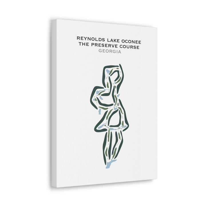 Reynolds Lake Oconee - The Preserve Course, Georgia - Printed Golf Courses