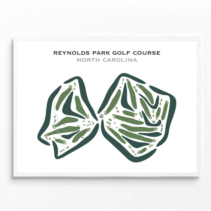 Reynolds Park Golf Course, North Carolina - Printed Golf Courses