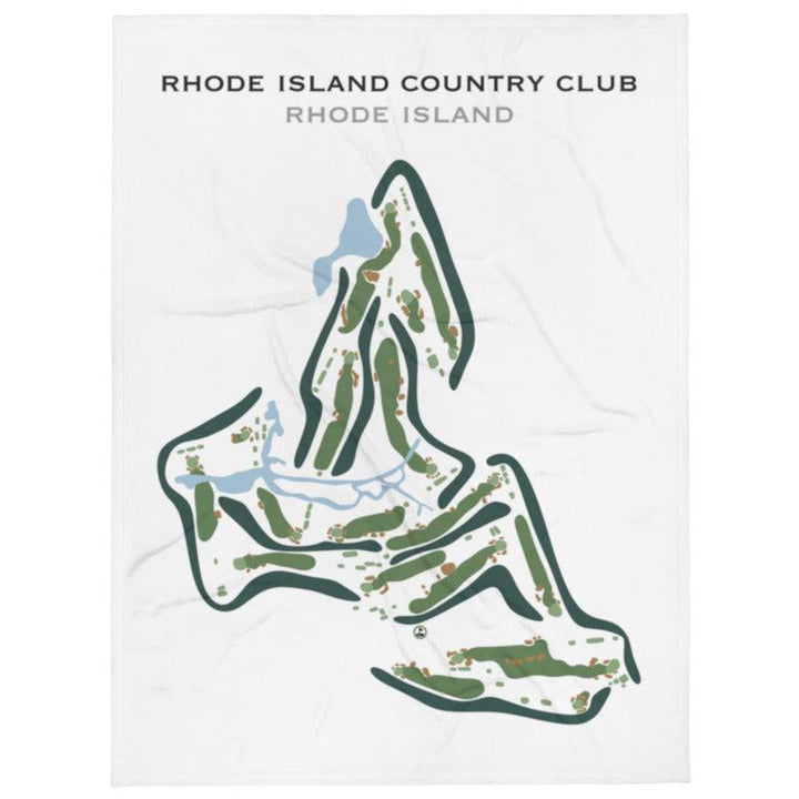 Rhode Island Country Club, Rhode Island - Printed Golf Course