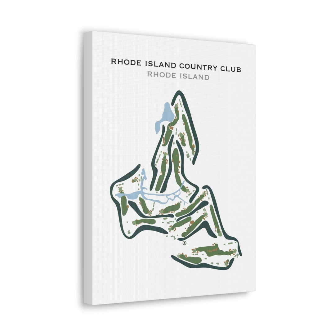 Rhode Island Country Club, Rhode Island - Printed Golf Course