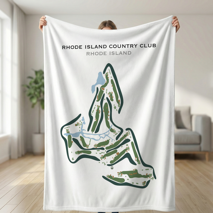 Rhode Island Country Club, Rhode Island - Printed Golf Course