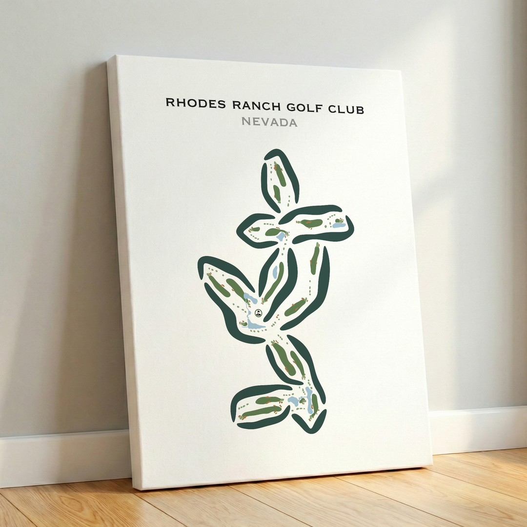 Rhodes Ranch Golf Club, Nevada - Printed Golf Courses