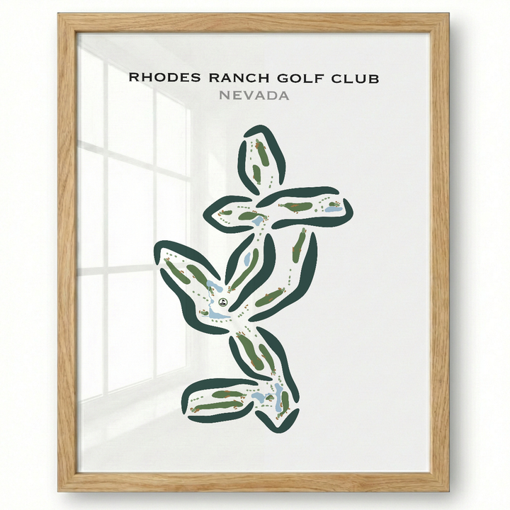 Rhodes Ranch Golf Club, Nevada - Printed Golf Courses