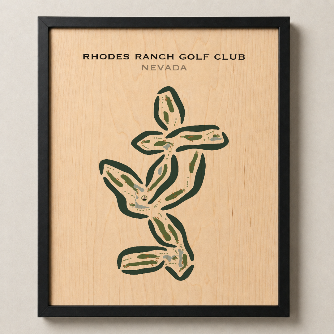 Rhodes Ranch Golf Club, Nevada - Printed Golf Courses