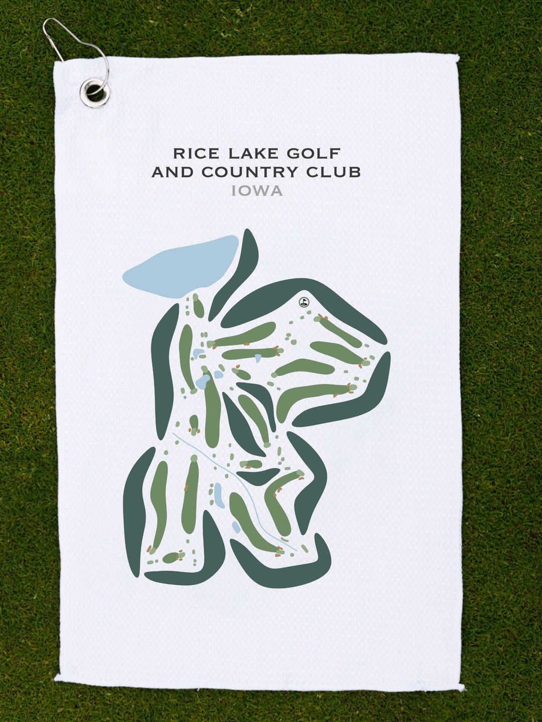 Rice Lake Golf and Country Club, Iowa - Printed Golf Courses