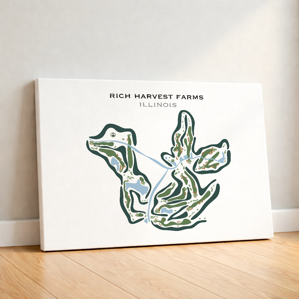 Rich Harvest Farms, Illinois - Printed Golf Courses