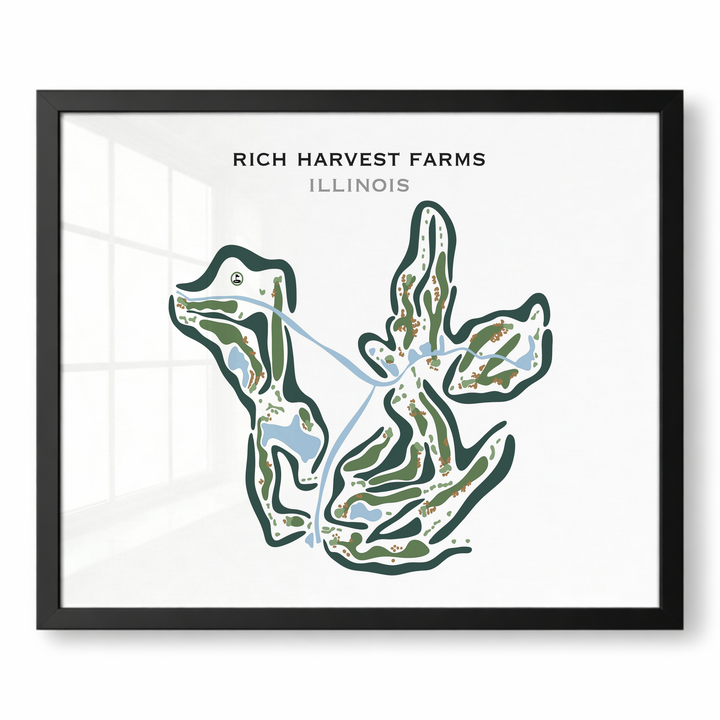 Rich Harvest Farms, Illinois - Printed Golf Courses