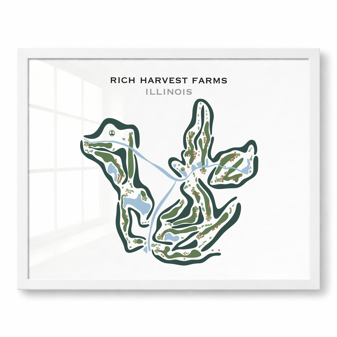 Rich Harvest Farms, Illinois - Printed Golf Courses
