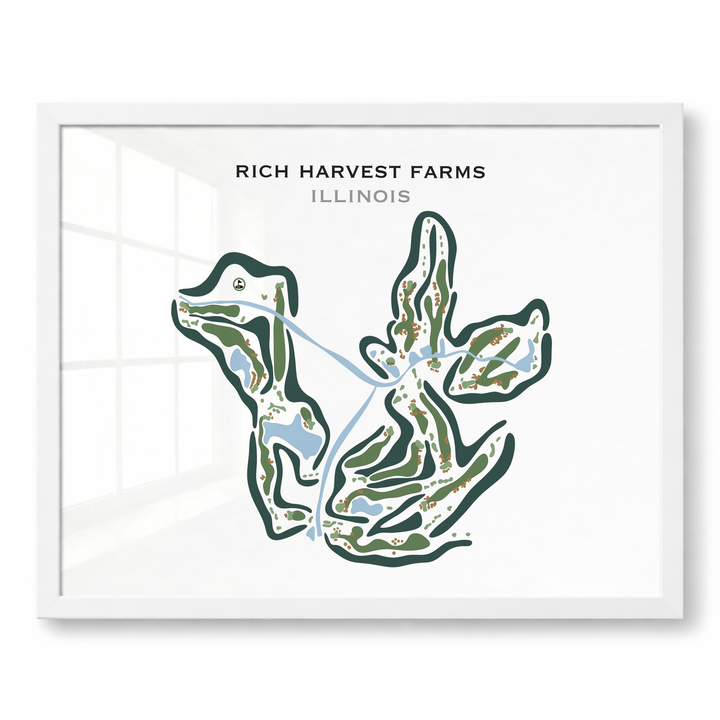Rich Harvest Farms, Illinois - Printed Golf Courses