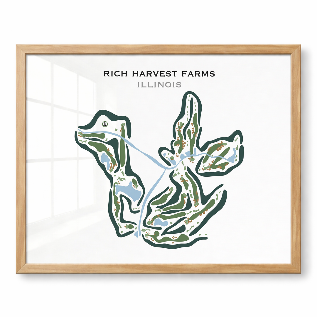 Rich Harvest Farms, Illinois - Printed Golf Courses
