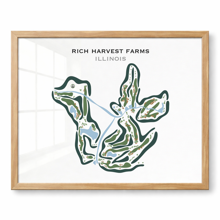 Rich Harvest Farms, Illinois - Printed Golf Courses