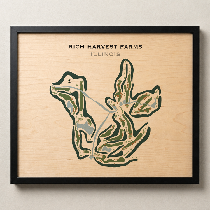 Rich Harvest Farms, Illinois - Printed Golf Courses