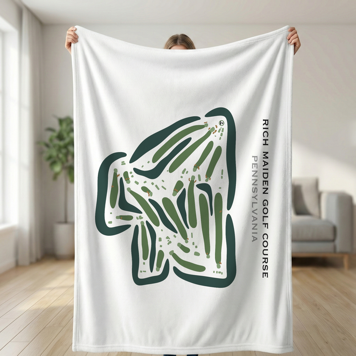 Rich Maiden Golf Course, Pennsylvania - Printed Golf Courses