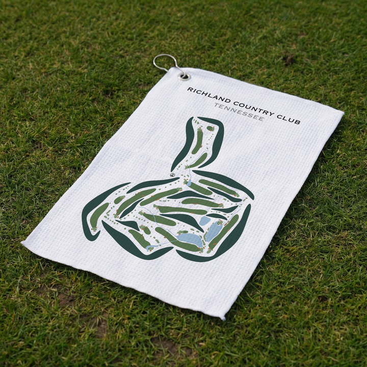 Richland Country Club, Tennessee - Printed Golf Courses