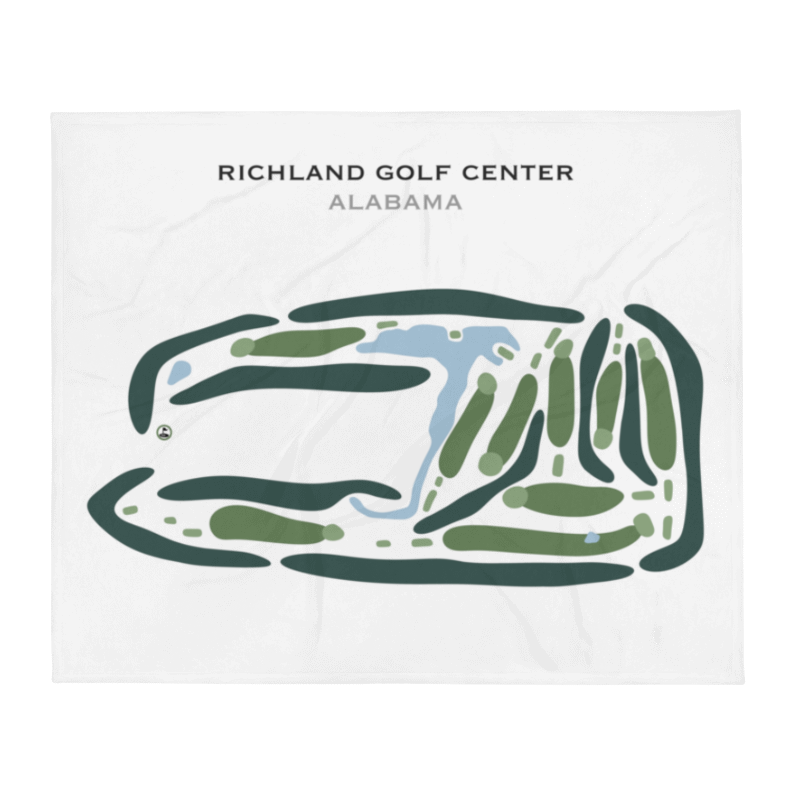 Richland Golf Center, Alabama - Printed Golf Courses