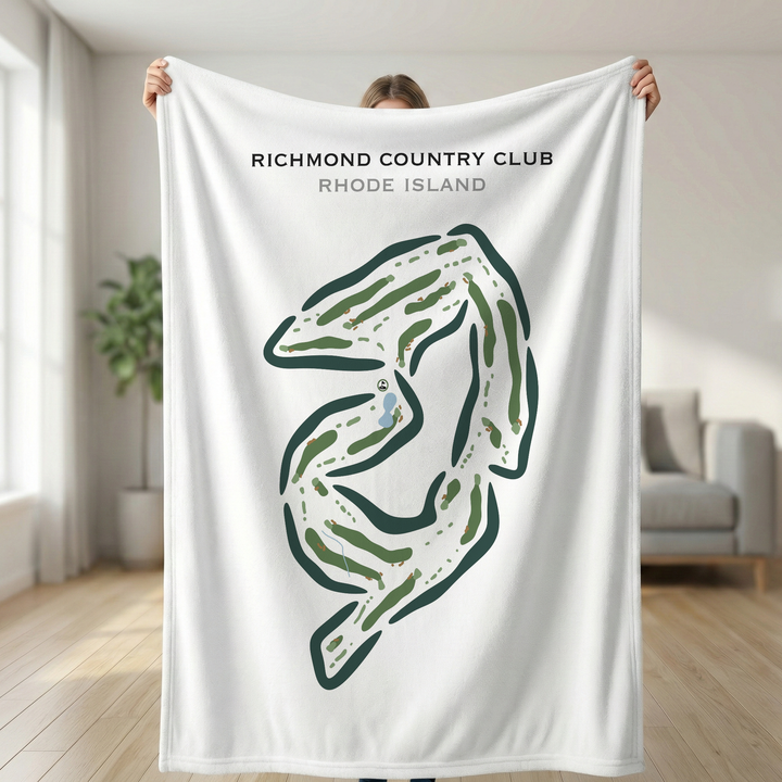 Richmond Country Club, Rhode Island - Printed Golf Courses