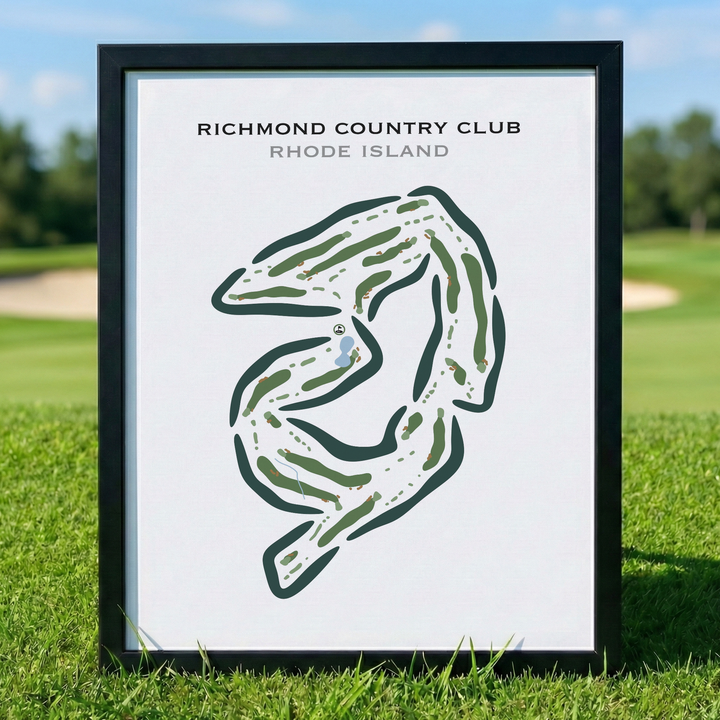 Richmond Country Club, Rhode Island - Printed Golf Courses