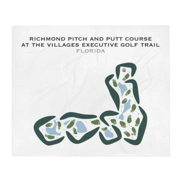 Richmond Pitch and Putt Course at The Villages Executive Golf Trail, Florida - Printed Golf Courses