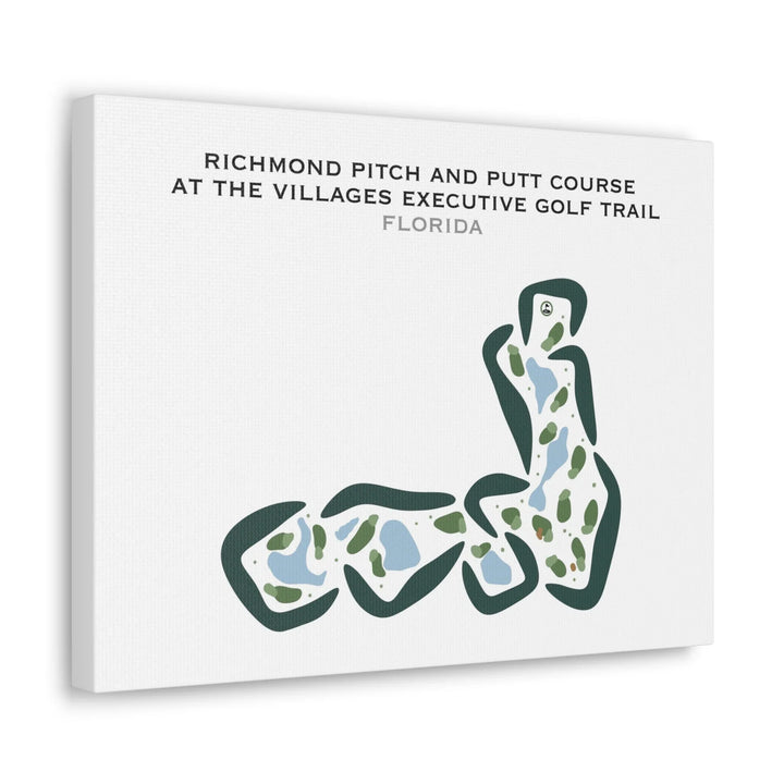 Richmond Pitch and Putt Course at The Villages Executive Golf Trail, Florida - Printed Golf Courses