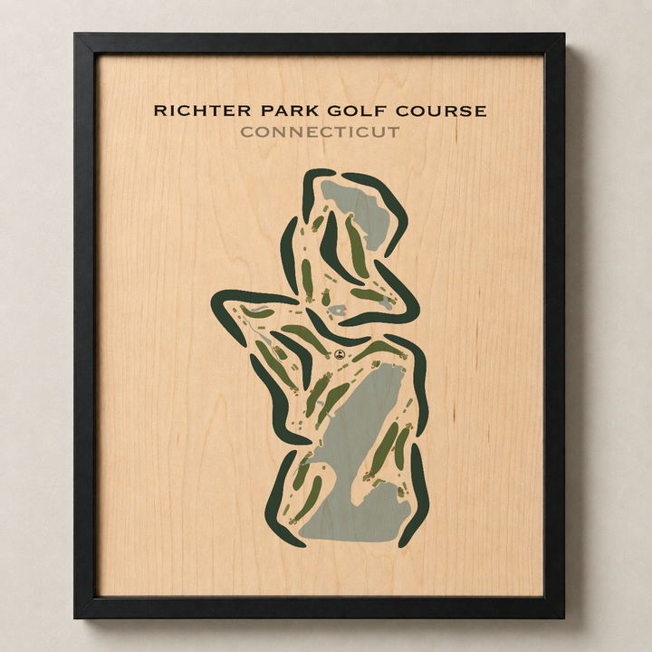 Richter Park Golf Course, Connecticut - Printed Golf Courses