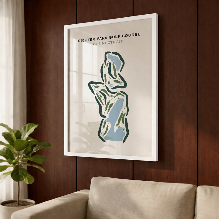 Richter Park Golf Course, Connecticut - Printed Golf Courses
